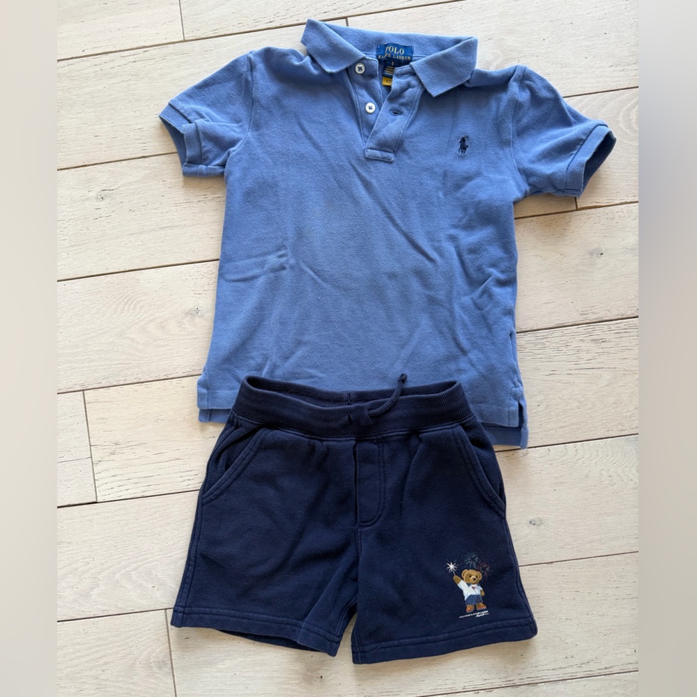 Kids Navy Blue Graphic Sweatshirt - Picture 4 of 5